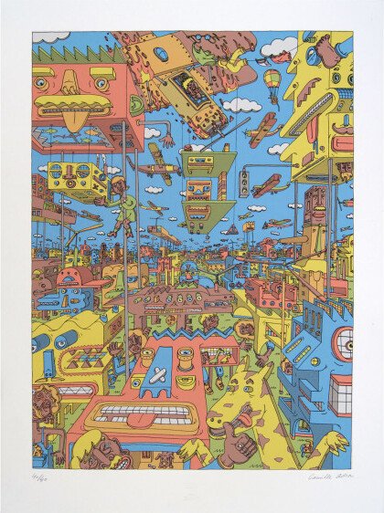 La fantaisie fantastique - Œuvre Street art de Speedy Graphito en édition limitée