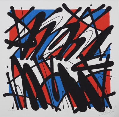 Mouvement 2 - Œuvre Street art de Reso en édition limitée